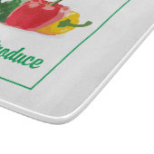 Dekorative Glasschneidplatte 6"x7" Schneidebrett (Ecke)