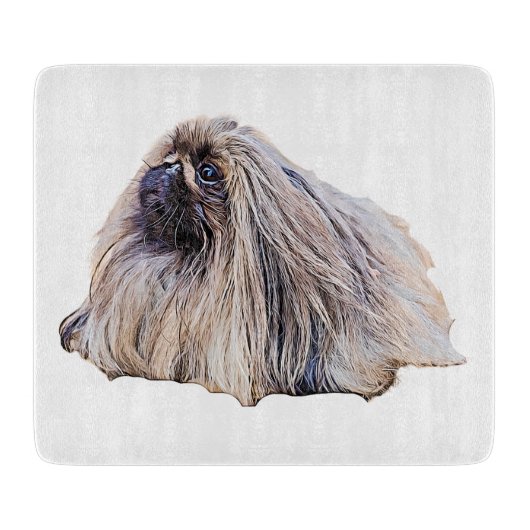 Dekorative Glasschneidplatte 6"x7" Schneidebrett (Vorderseite)