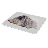 Dekorative Glasschneidplatte 6"x7" Schneidebrett (Ecke)