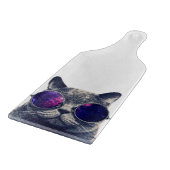 Dekorative Glasspaddel Schneidebrett (Ecke)