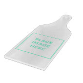 Dekorative Glasspaddel Schneidebrett (Ecke)