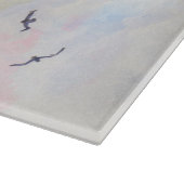 Dekorative Glaszuführung - Leuchtturm Schneidebrett (Ecke)