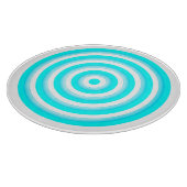 Dekorative Glaszuführung mit Circle Design Schneidebrett (Ecke)