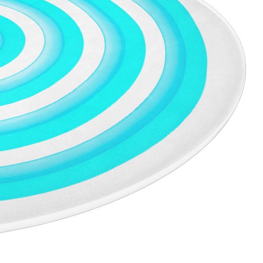 Dekorative Glaszuführung mit Circle Design Schneidebrett (Ecke)