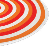 Dekorative Glaszuführung mit Circle Design Schneidebrett (Ecke)