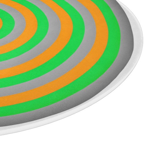 Dekorative Glaszuführung mit Circle Design Schneidebrett (Ecke)