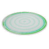 Dekorative Glaszuführung mit Circle Design Schneidebrett (Ecke)