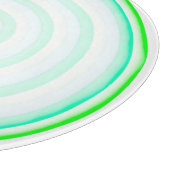Dekorative Glaszuführung mit Circle Design Schneidebrett (Ecke)