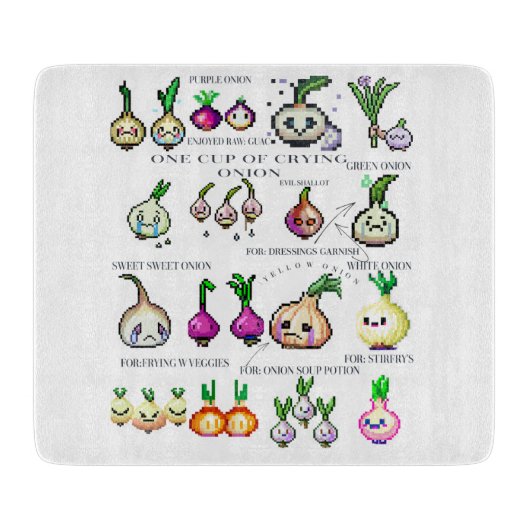 Dekorative Glaszuschnitt 15,2 cm x 17,8 cm Schneidebrett (Vorderseite)