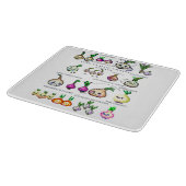 Dekorative Glaszuschnitt 15,2 cm x 17,8 cm Schneidebrett (Ecke)