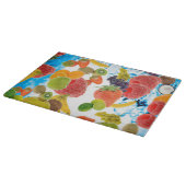 Dekorative Glaszuschnitt/gemischte Früchte Schneidebrett (Ecke)