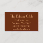 Dekorative Glühlampen und Backsteinmauer Edison Visitenkarte (Rückseite)