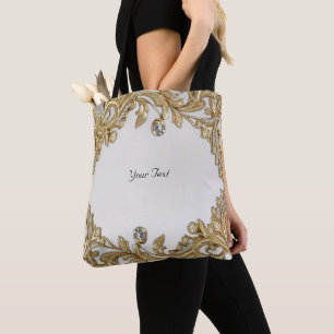 Dekorative Gold Totbeutel Tasche