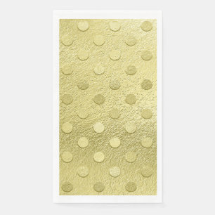 Dekorative goldene Luxus-Hand- und Badezimmer-Einw Serviette