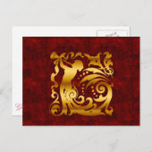 Dekorative Goldene Weihnachten (Vorne/Hinten)