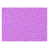 Dekorative Gradient Stilvoll Sweet 16 auf Pink Tischdecke (Vorderseite (Horizontal))