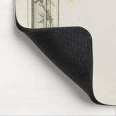 Dekorative Grenze, 1809 Mousepad (Ecke)