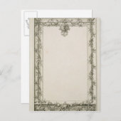 Dekorative Grenze, 1809 Postkarte (Vorne/Hinten)