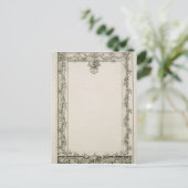 Dekorative Grenze, 1809 Postkarte (Stehend Vorderseite)