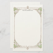 Dekorative Grenze Briefpapier