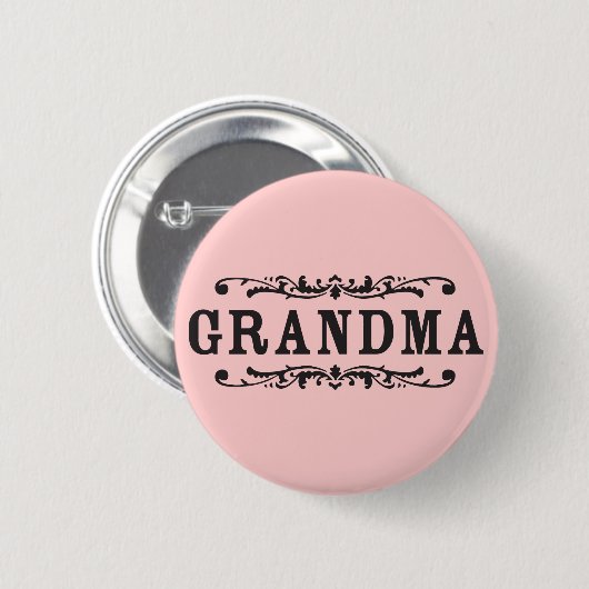 Dekorative Großmutter Button (Vorne & Hinten)