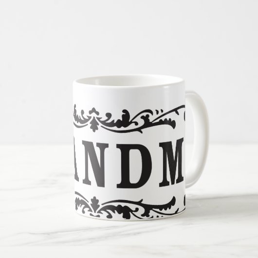 Dekorative Großmutter Kaffeetasse (VorderseiteRechts)