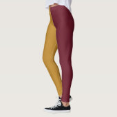 Dekorative Hälfte und Hälfte Leggings (Links)