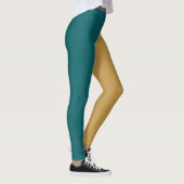Dekorative Hälfte und Hälfte  Leggings (Rechts)