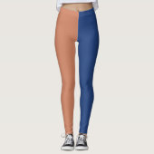 Dekorative Hälfte und Hälfte Leggings (Vorderseite)
