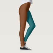 Dekorative Hälfte und Hälfte Leggings (Rechts)