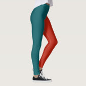 Dekorative Hälfte und Hälfte Leggings (Rechts)