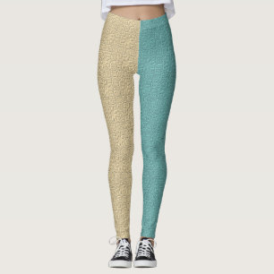 Dekorative Hälfte und Hälfte  Leggings