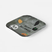 Dekorative Halloween-Papierteller Pappteller (Gewinkelt)