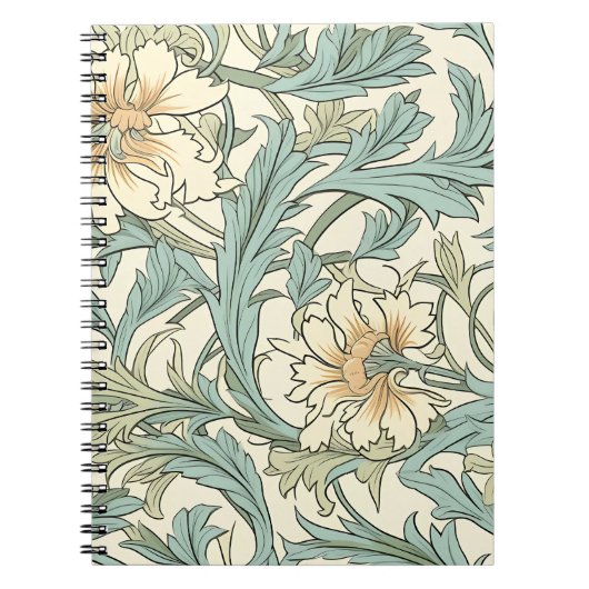 Dekorative handgezeichnete rustikale botanische Mo Notizblock (Vorderseite)