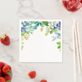 Dekorative hängende Blumen Serviette (Beispiel)