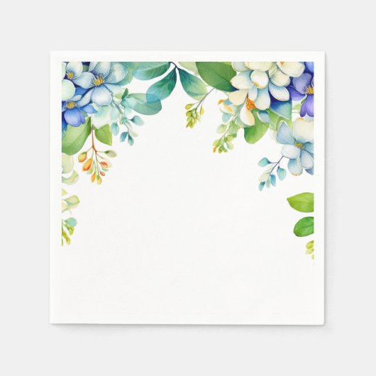 Dekorative hängende Blumen Serviette (Vorderseite)