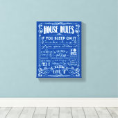 Dekorative Hausordnung Leinwanddruck (Insitu (Holzboden))