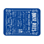 Dekorative Hausordnung Magnet (Horizontal)