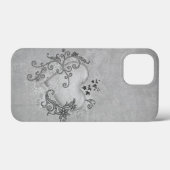 Dekorative Heart iPhone Case (Rückseite (Horizontal))