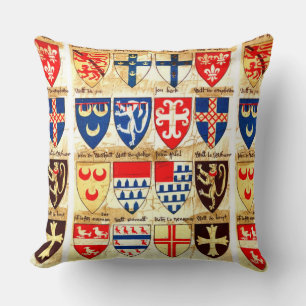 Dekorative Heraldry Muster Kissen