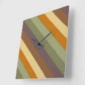 Dekorative Herbst-Wanduhr Quadratische Wanduhr (Winkel)