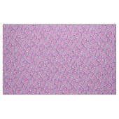 Dekorative Herz Blume Rosa lila Mädchen Stoff (Fat Quarter (45,7 x 55,9 cm))