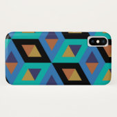 Dekorative Hexagons Mosaikmuster Case-Mate iPhone Hülle (Rückseite (Horizontal))