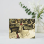 Dekorative Hirsche Postkarte (Stehend Vorderseite)