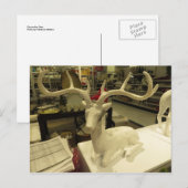 Dekorative Hirsche Postkarte (Vorne/Hinten)