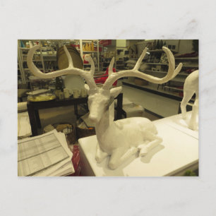 Dekorative Hirsche Postkarte