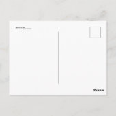 Dekorative Hirsche Postkarte (Rückseite)
