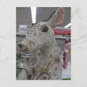 Dekorative Hirsche Postkarte