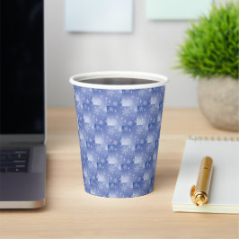 Dekorative Holiday Snowflake Paper Cups Pappbecher
