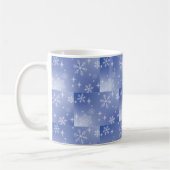 Dekorative Holiday Snowflake Tasse (Links)